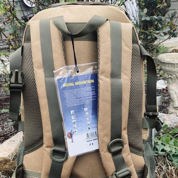 ROYAL MOUNTAIN Waterproof Hiking Climbing Backpack - Picture 2 of 4